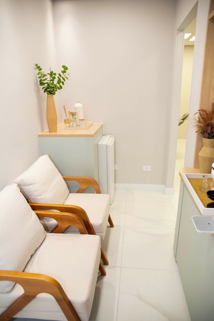 Sala de espera confortável